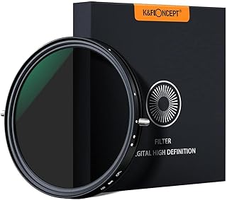 فلتر عدسة كيه اند اف - 58 ملم فادر NDX ND8-ND2000 اخضر