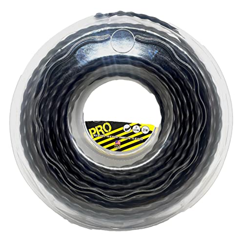 ArkRam Hilo Desbrozadora 4.3 mm Tipo Vortex Ultra Pro Trenzado Alta Duración Reforzado Bajo Ruido Máxima Elasticidad 21 Mtrs