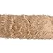 Ideen mit Herz Kunstfell-Band | Fellstoff | 12cm breit | 2m lang | ideal zum Basteln, Nähen, Dekorieren | Tischläufer (hellbraun)