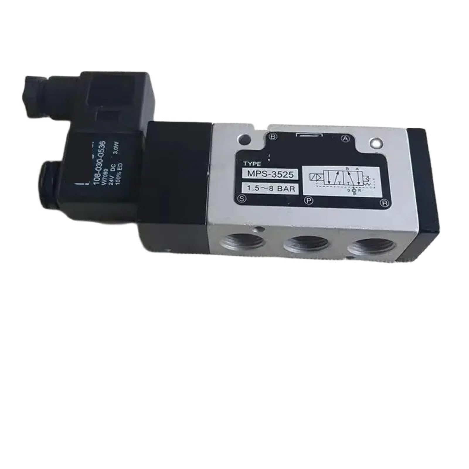 1 szt. zawór magnetyczny TYP MPS-3525 1,5-8BAR AC220V DC24V MPS-1525 MPS-3525N-2 MPS-1526 MPS-1530 MPS-2525 zawory pneumatyczne (MPS-3525N-2,220V)