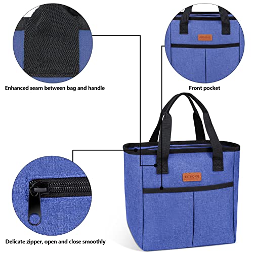 Fithome Small Insulated Lunch Bags For Women, Leakproof Lunch Box For Women And Men, Reusable Thermal Lunch Tote Cooler, Adults Fashion Lunch Bags For Work/Picnic/Travel #TOP4