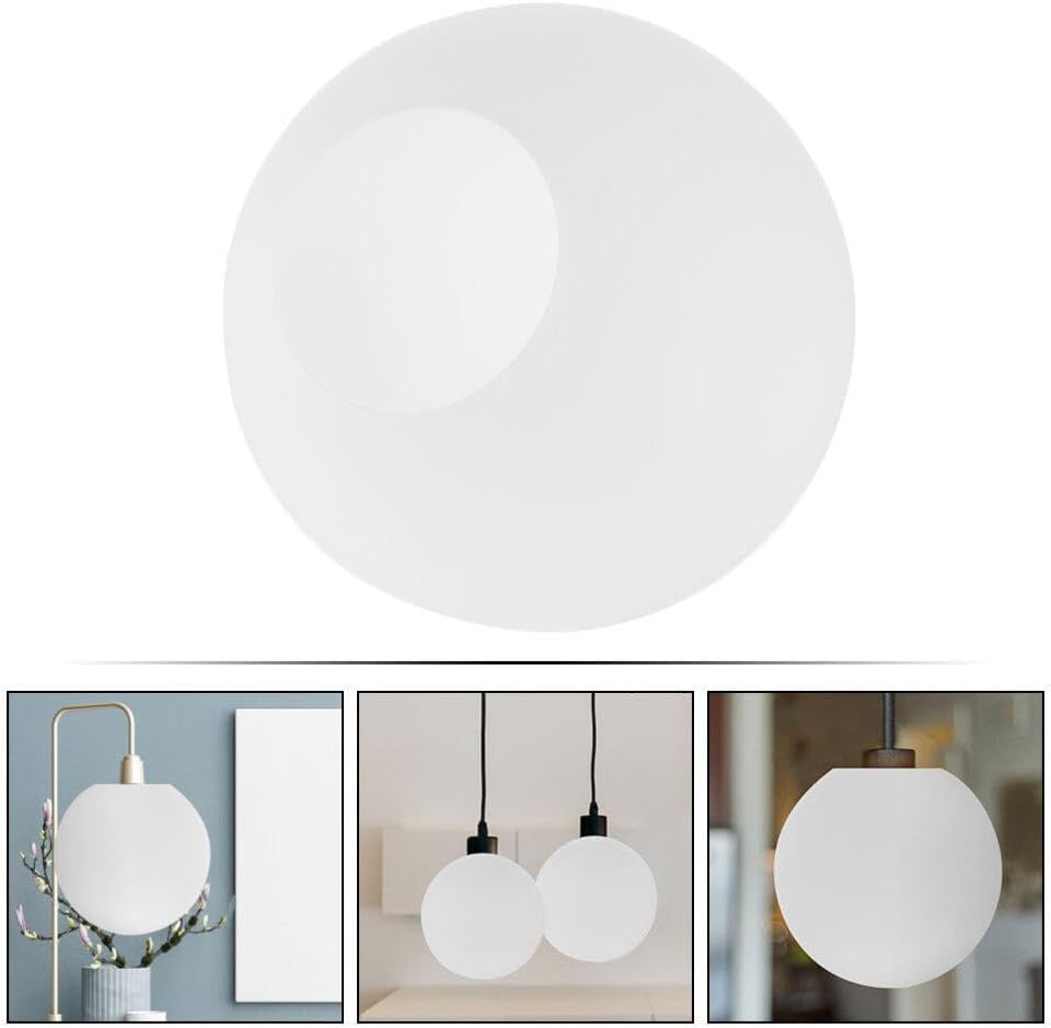 Modern Lampshade Glass Lamp Shade Light Scattering Soft Glow Warm Ambiance Easy Maintenance