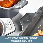 All-Clad Pro-Release Nonstick Bakeware Set 10 Piece Oven Safe 450F Half Sheet, Cookie Sheet, Muffin Pan, Cooling & Baking Rack, Round Cake Pan, Loaf Pan, Baking Pan Grey - Image 4