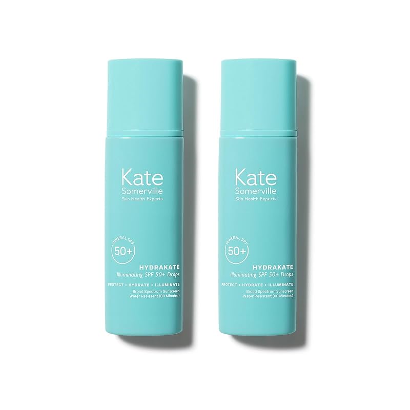 Protetor solar facial em gotas iluminadoras Kate Somerville HydraKate, 96 g