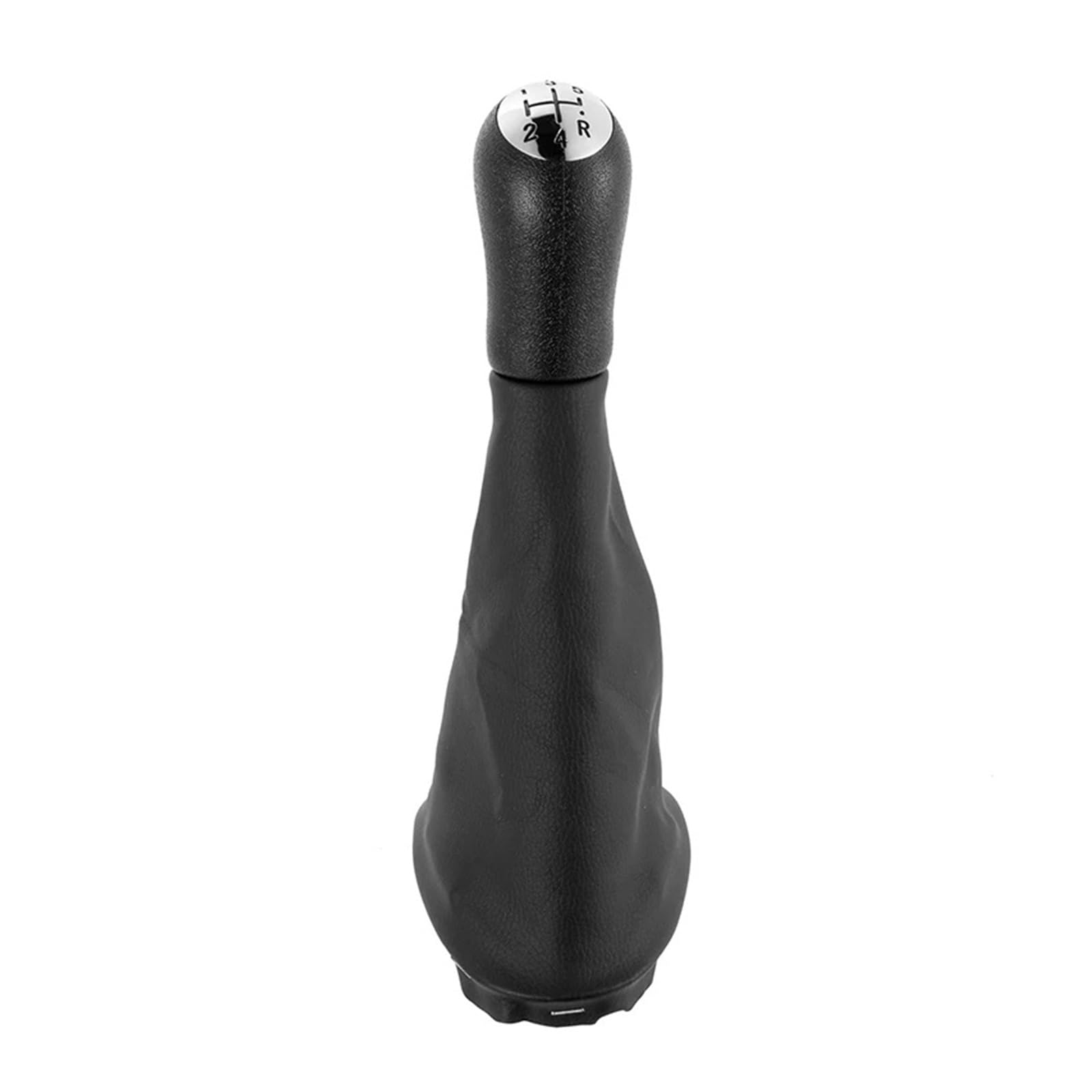 Grozzy Universal Shifter Handle 5Speed Leather Gear Shift Knob Lever Shifter Boot Cover for Renault for Clio 2 II for Megane for Kangoo(Plastic Suit)