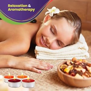 Scented Tealight Candles Gift Set - 64 pcs - Scented Tea Lights Candles - 4 Fragrances - Apple Cinnamon, Pumpkin Spice, Orange Clove, Autumn Leaves - Tea Light Candle Gift Sets Scented Tealight Candles Gift Set 64 pcs Scented Tea Lights Candles 4 Fragrances Apple Cinnamon Pumpkin Spice Orange Clove Autumn Leaves Tea Light Candle Gift Sets