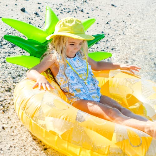 Image of SwimZip Girls' Ruffle One-Piece Swimsuit with UPF 50+ Sun Protection