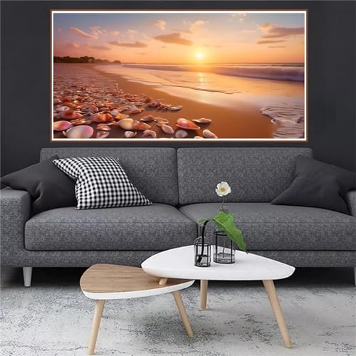 Broderie Diamant Kit Complet 100x50cm : Dites Adieu au Stress avec le Diamond Painting