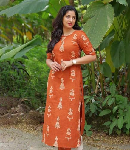 Image of MS VHCK ENTERPRISE Woman Women's Rayon Straight Fit Straight Kurta Kurtis
