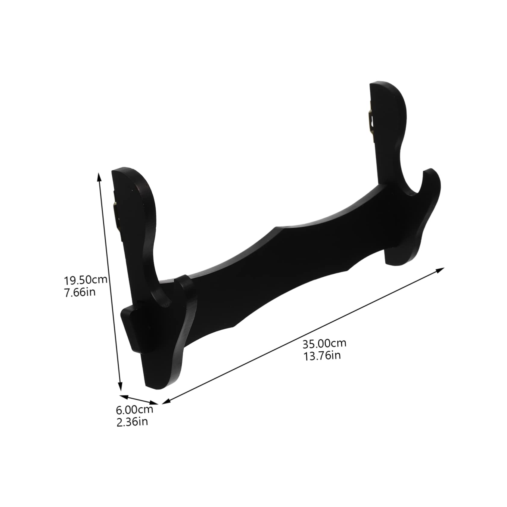 Mipcase Metal Sword Mount Display Stand for Wooden Flute Holder Home Decor Storage