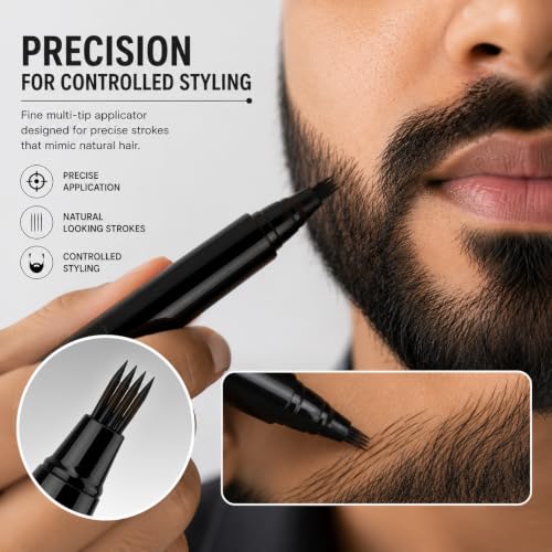 Image of Vita-A Retinal Shot Tightening Booster Serum, 0.1% Retinal, Matrixyl 3000 5%, Panthenol 1%, Pore Minimizer, Anti-Wrinkle, 15ml (Black - Beard Pen)