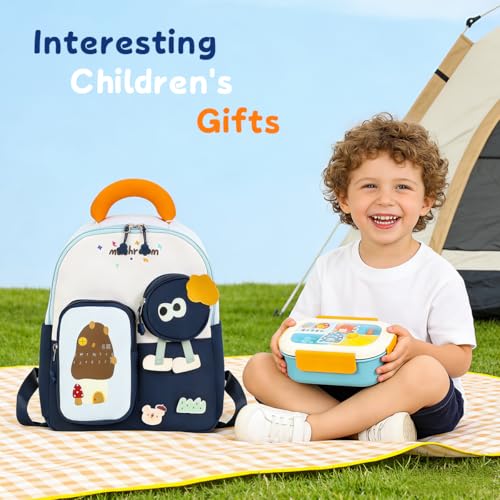 Image of PALAY Mini Toddler Bag for 2-5 Years Cute Cartoon Small Kids Bag with Small Pouch Lightweight Mini Toddler Backpack