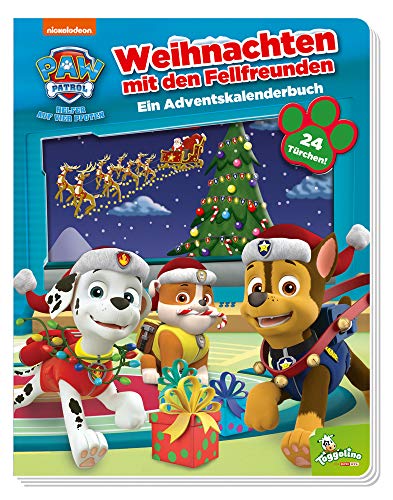 PAW Patrol: Weihnachten mit den Fellfreunden - Ein Adventskalenderbuch:...