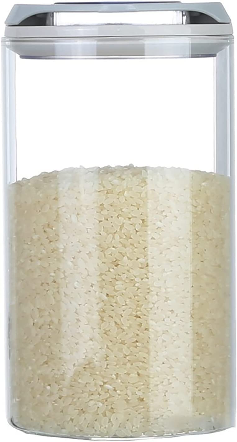 Contenitore in vetro trasparente barattoli for spezie barattolo, barattoli sigillati in vetro resistente al calore barattoli di farina di riso barattoli di latte in polvere barattoli portatili di gran
