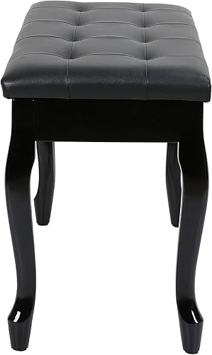 Fydun Piano de madera con caja de almacenamiento de cuero PU tapizado para conciertos de estudio amplia gama de usos