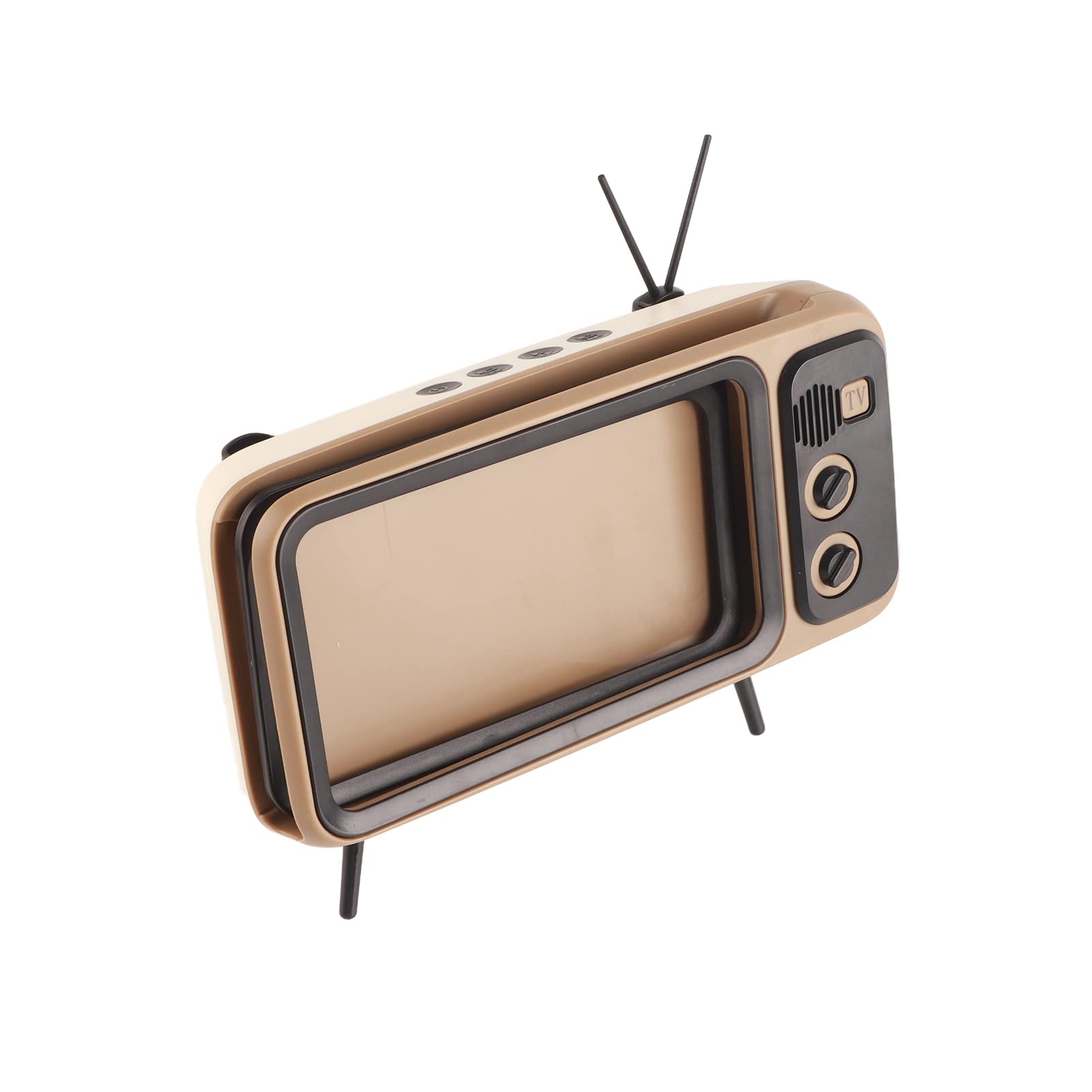 Amazon.co.jp: レトロスピーカー、レトロテレビ型HDステレオスピーカー