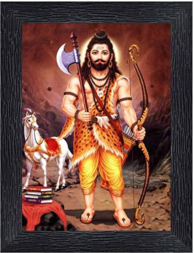 New Year Special Lord Parshu ram Ji Religious Frame For Temple Home Office & Gift Purpose Use