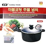 Ceramic Marble Coated Cast Aluminium 6 qt. Stockpot Non Stick Cookware (26 cm diameter)