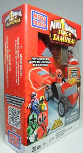 Mega Bloks Power Rangers Samurai Red Pocket Racer #TOP2