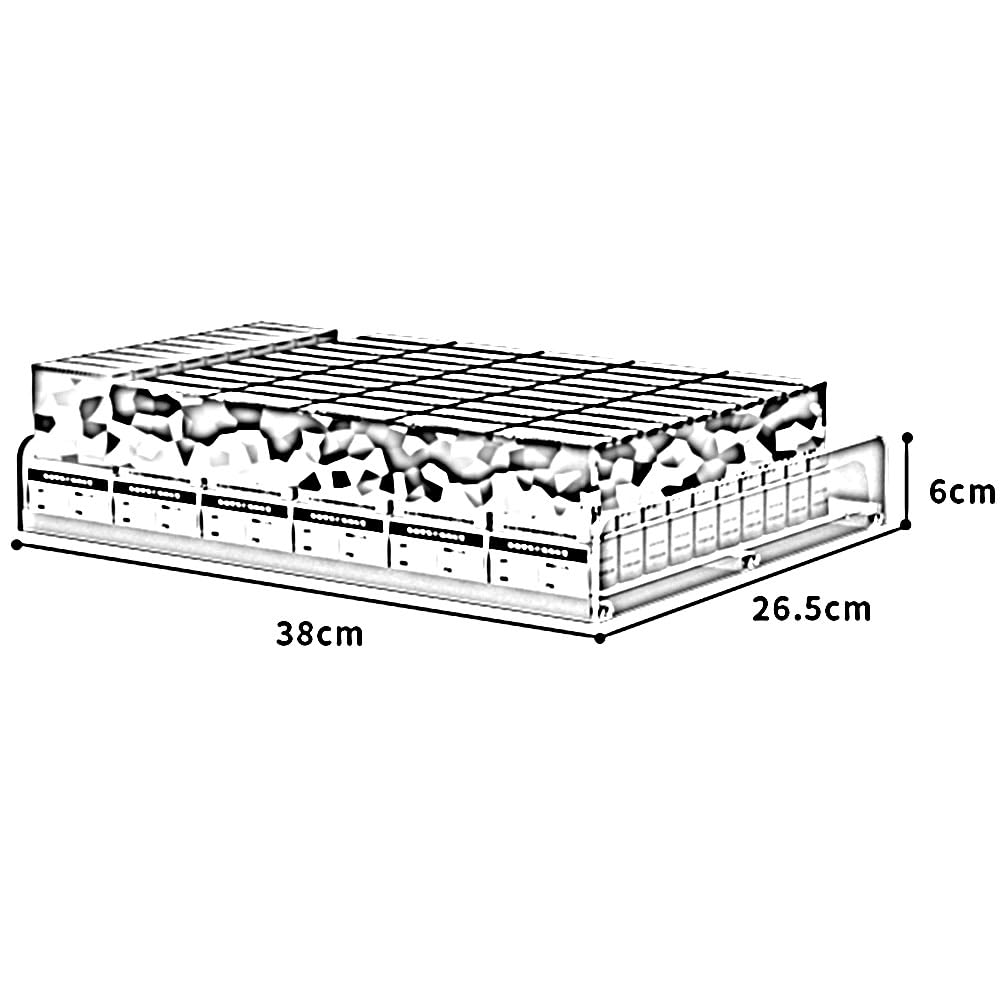 Présentoir à cigarettes mural transparent avec poussoir automatique – Présentoir pour magasins de proximité et magasins, 38 x 26,5 x 6 cm | Vitrine optimale pour une meilleure visibilité et vente