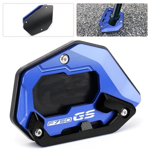 F750 GS béquille latérale instable ? Solution plaque extension 2017-2022