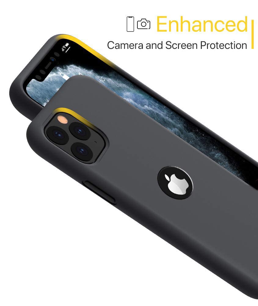 PhoneArmor Back Cover for iPhone 12 Pro Max – Shockproof, Slim Fit, Matte Finish, Durable Protective Mobile Case, Precise Cutouts for Camera & Ports, Black (25126)