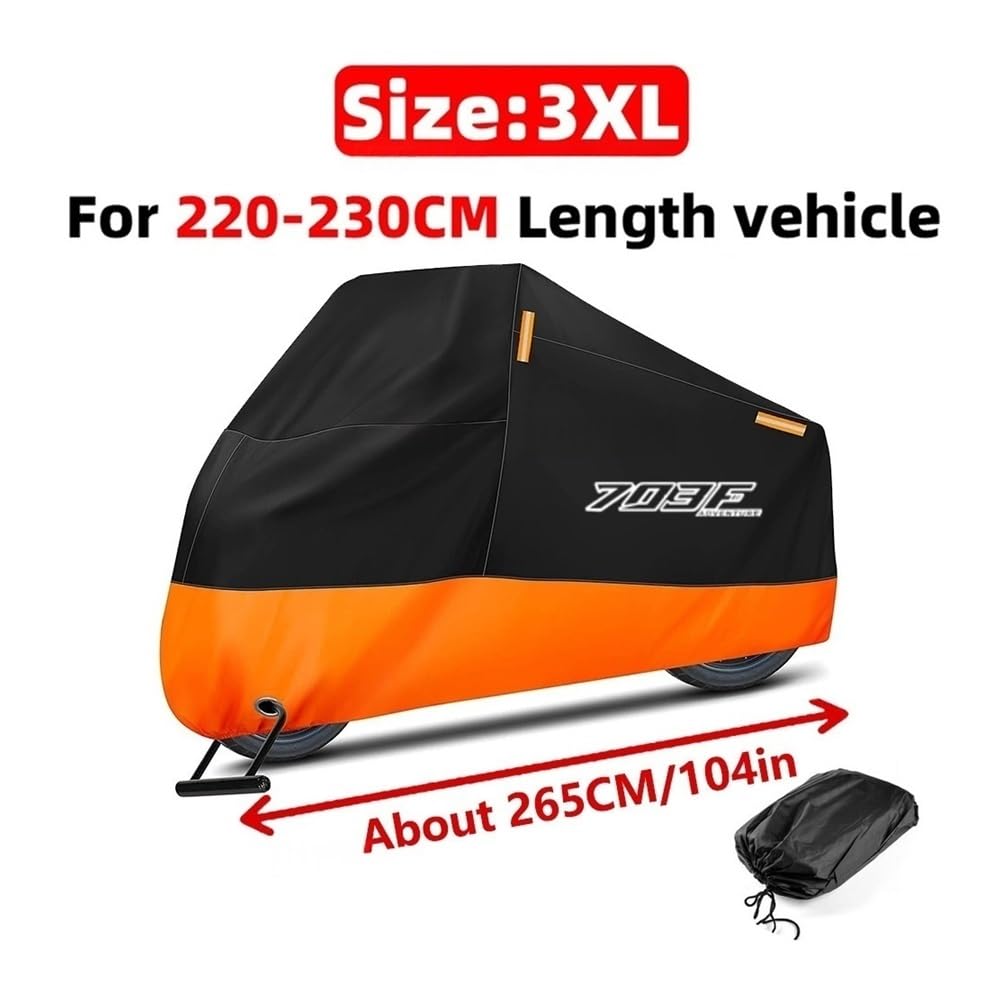 Accesorios De Motocicleta, Cubierta Gruesa Exteriores, Sombrilla Protectora para Lluvia, Protección para Todas Las Estaciones, Duradera para 703F 703 F 2025 Motocicleta Aire Libre Temporada Cubierta