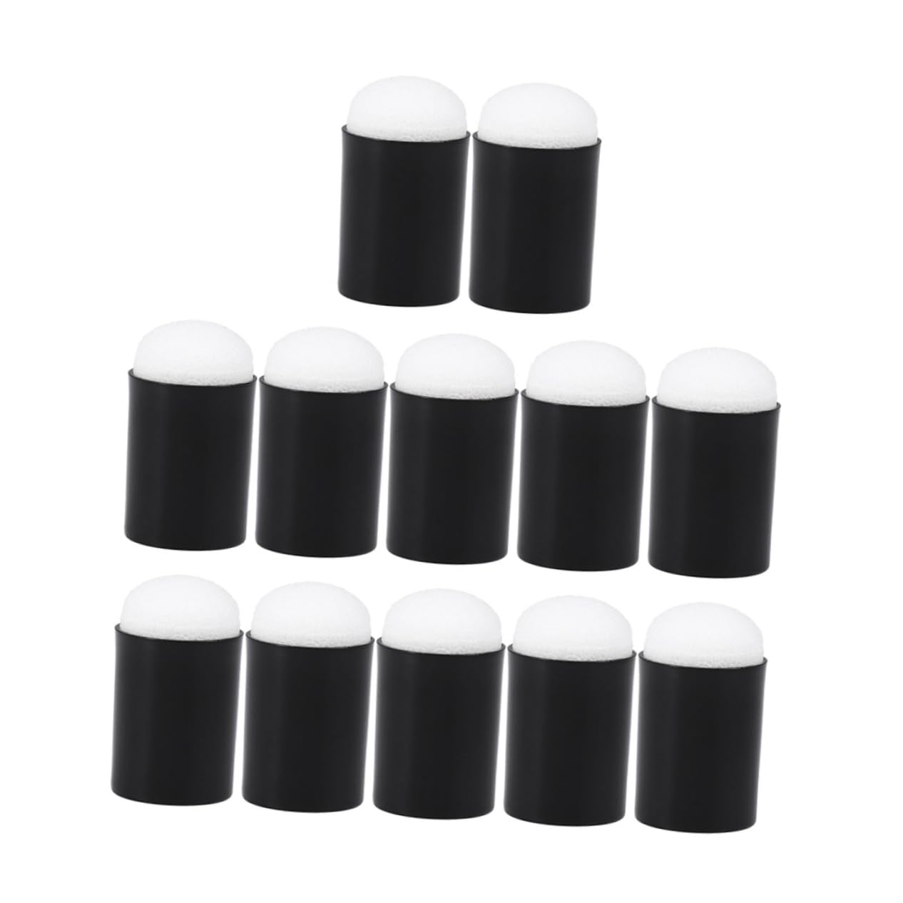 Beatifufu 12-Piece Finger Sponge Brush Set Easy to Use for Boys and Girls' Painting and Drawing