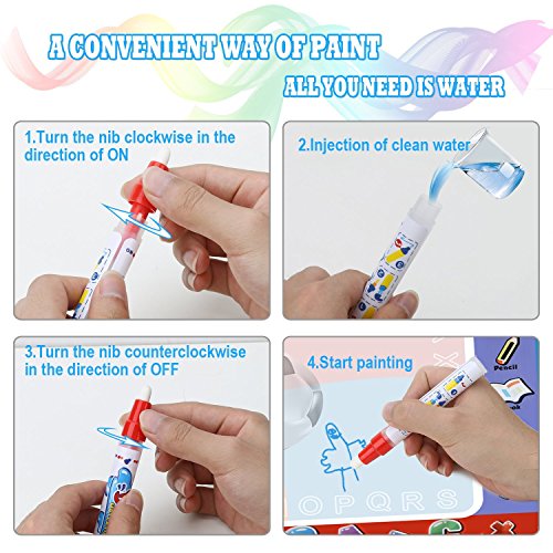 Alago AL-060 Aqua Coloring Mat,Kids Toys Large Water Painting Mat,Toddlers Doodle Pad thumb #4