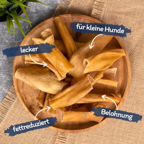 Lyra Pet® 10 kg Rinderkopfhaut Abschnitte 1-7 cm 10000 g wie Pansen Hundefutter Kauartikel Rind fettarm