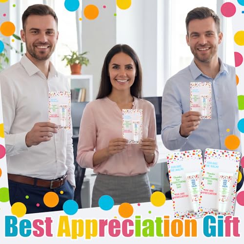 Image of 24 Pack Back to School Teacher Employee Gift Bulk Thank You Gifts Lip Balms You Are The Balms Coworkers Staff Appreciation Gift Bulk for First Day of School Inspirational Nurse Gifts