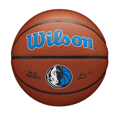 WILSON NBA Team Alliance Basketball - Dallas Mavericks, Size 7-29.5'