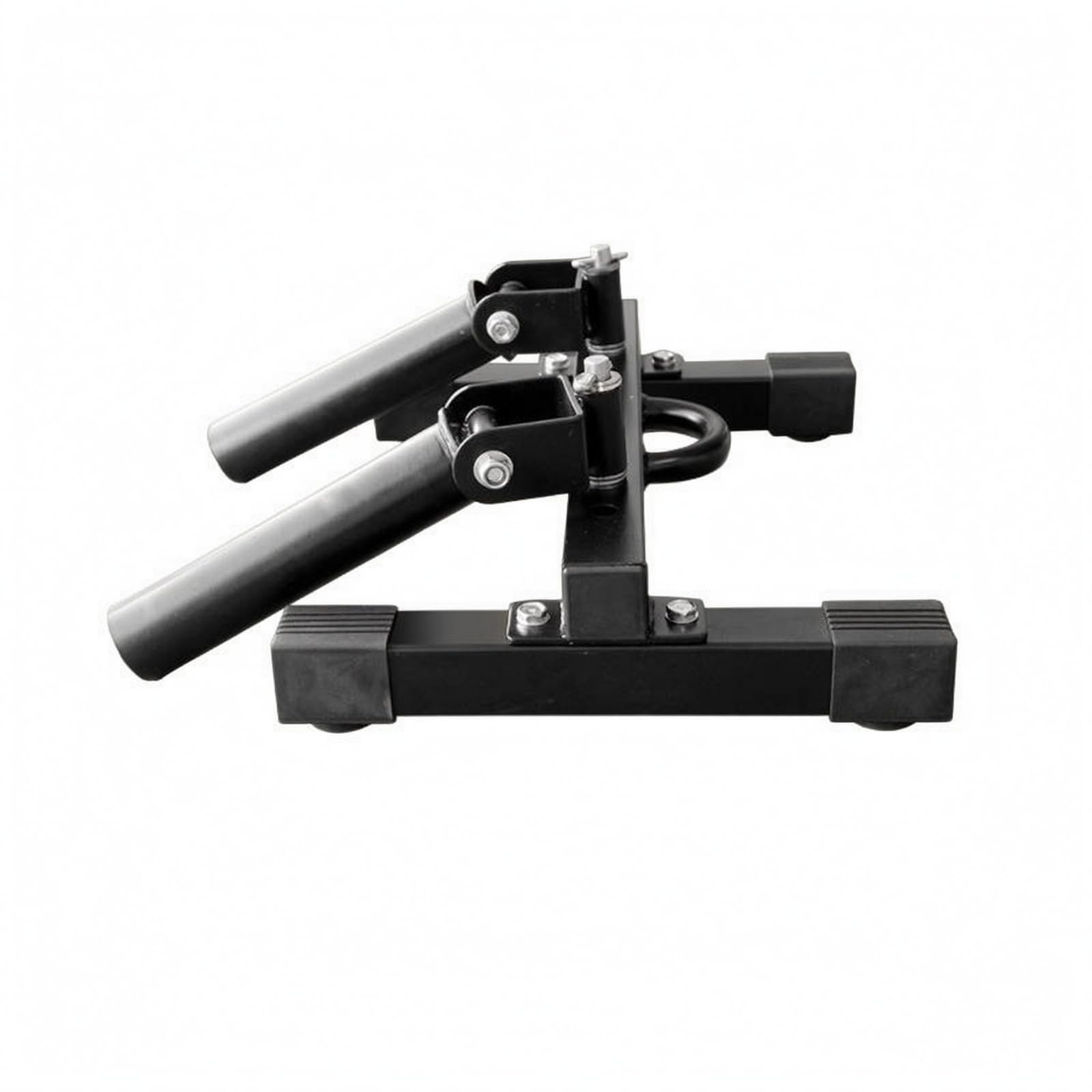 Fitness Training Bar Barra da Ginnastica Struttura Saldata Tubo Centrale Supporto Verticale Impugnature Ergonomiche Base Stabile Rettangolare Adatto per Sport Sollevamento Pesi