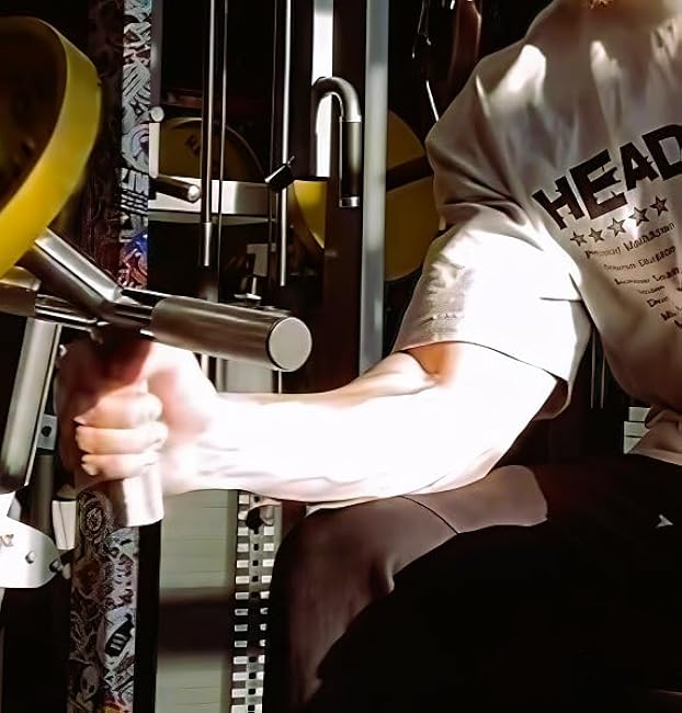 The Strong Arm - Forearm and Wrist Strengthener, Grip Trainer, Forearm exerciser, wrist bar, hand barbell, forearm extensors trainer, Most Versatile Forearm Tool