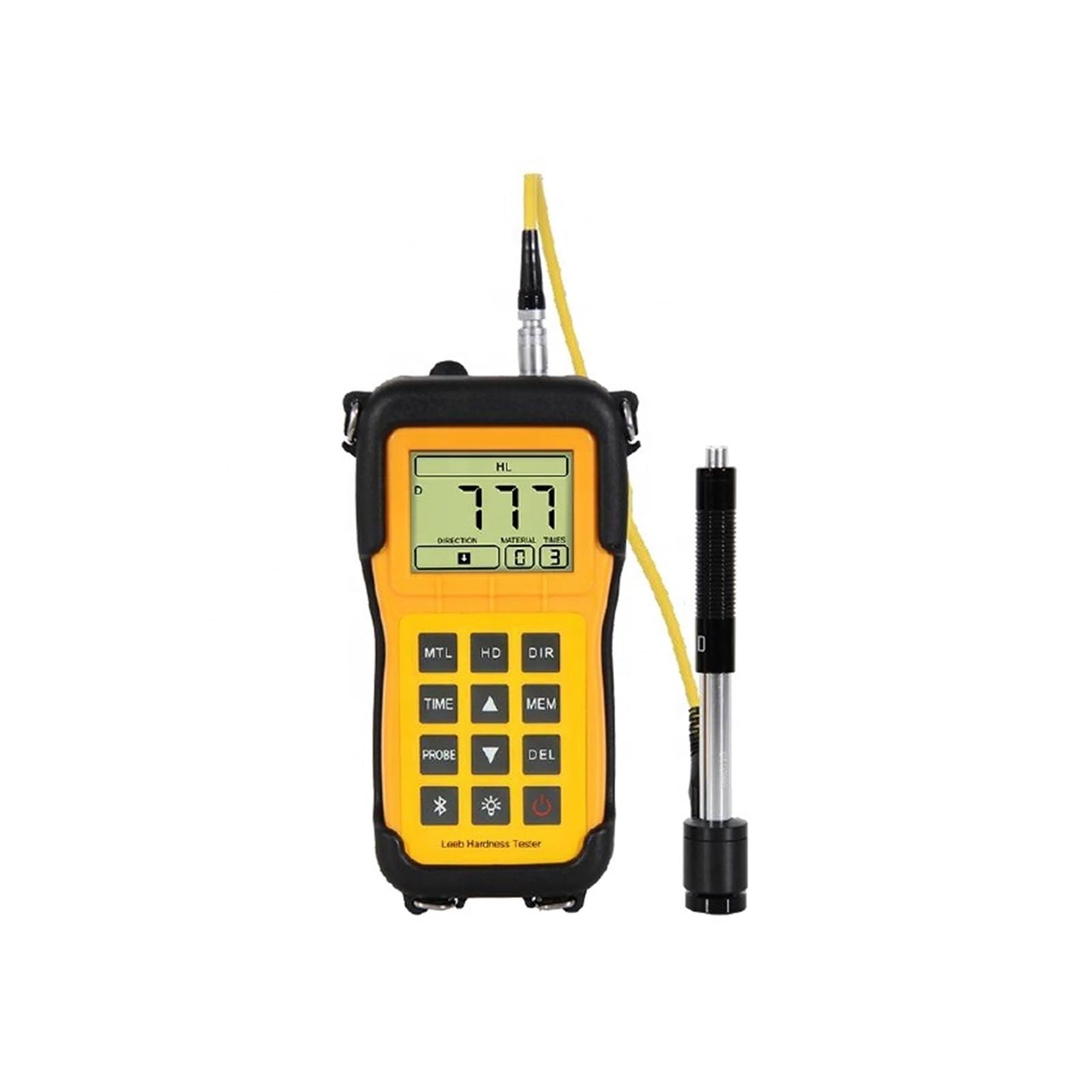 Portable Leeb Hardness Tester Handheld Digital Durometer for Metal Surface Measurement Gauging for Industrial Inspection