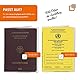 Impfpass Hülle neuer Impfpass 93 x 130 mm [1 Stück] Schutzhüllen für Impfausweis transparent