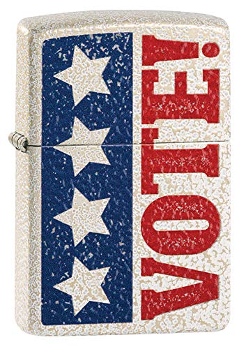Zippo Vote Design Mercury Glass Pocket Lighter, One Size