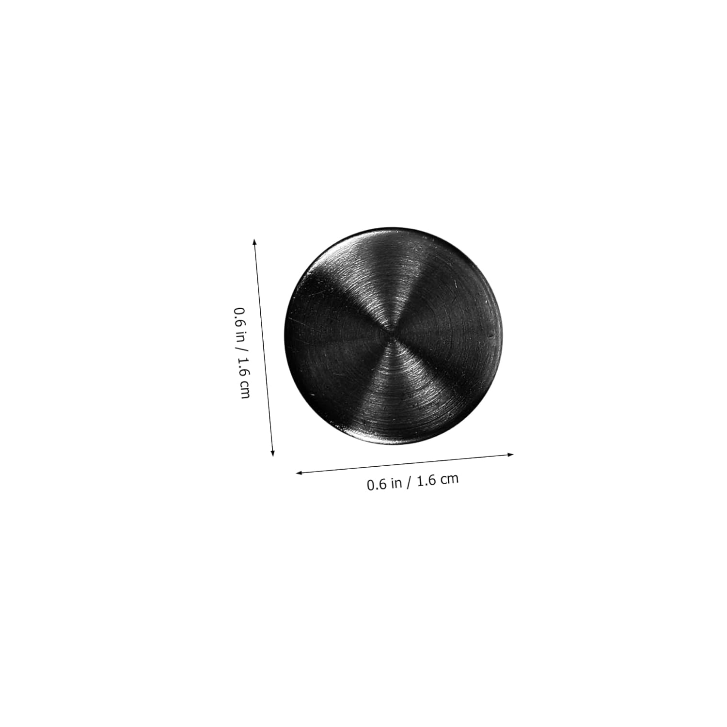 Artibetter 20PCS Thickened Stainless Steel Advertising Screws Caps Acrylic Decoration Nails for Glass and Wood Self-Tapping Sign Nails for Furniture and Advertising Boards