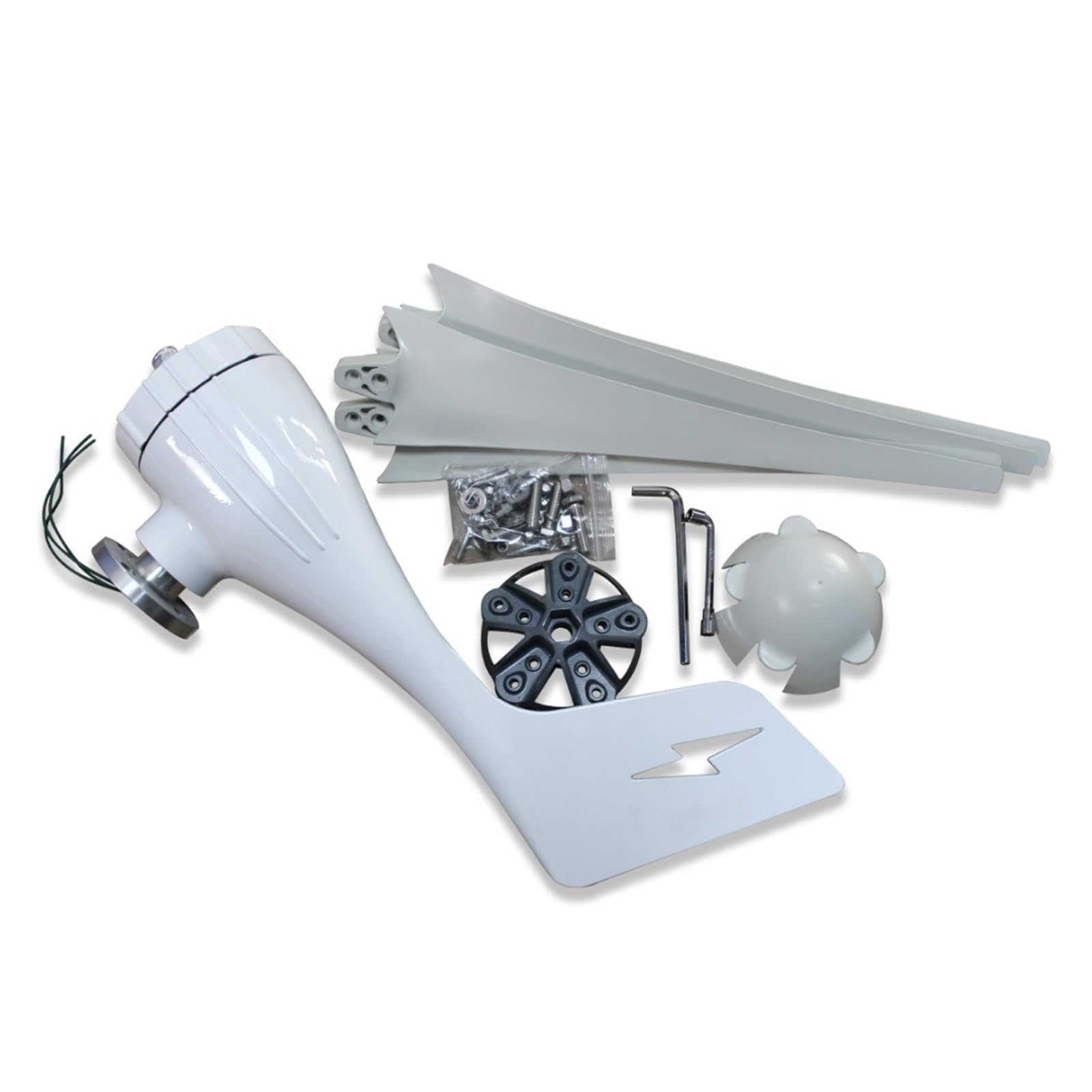 1000 W 5 łopatek 12 V 24 V 48 V wiatrak wiatrowy turbina wiatrowa generator MPPT kontroler do użytku domowego(Wind Turbine Only,12V)