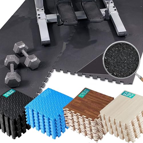 Alfombra de gimnasio, alfombra rompecabezas, alfombra de goma antideslizante, alfombrilla de gimnasio, alfombrilla fitness, gimnasio en casa, tachuelas de gimnasio, alfombras, suelo de goma para