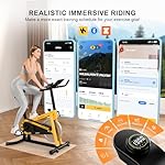 Exercise Bikes for Home,Indoor Cycling Bike with Adjustable Magnetic,Brake Pad Resistance Silent Belt Drive,330lbs Weight Capacity &Upgraded Version Seat for Home Cardio&Weight Loss - Image 5