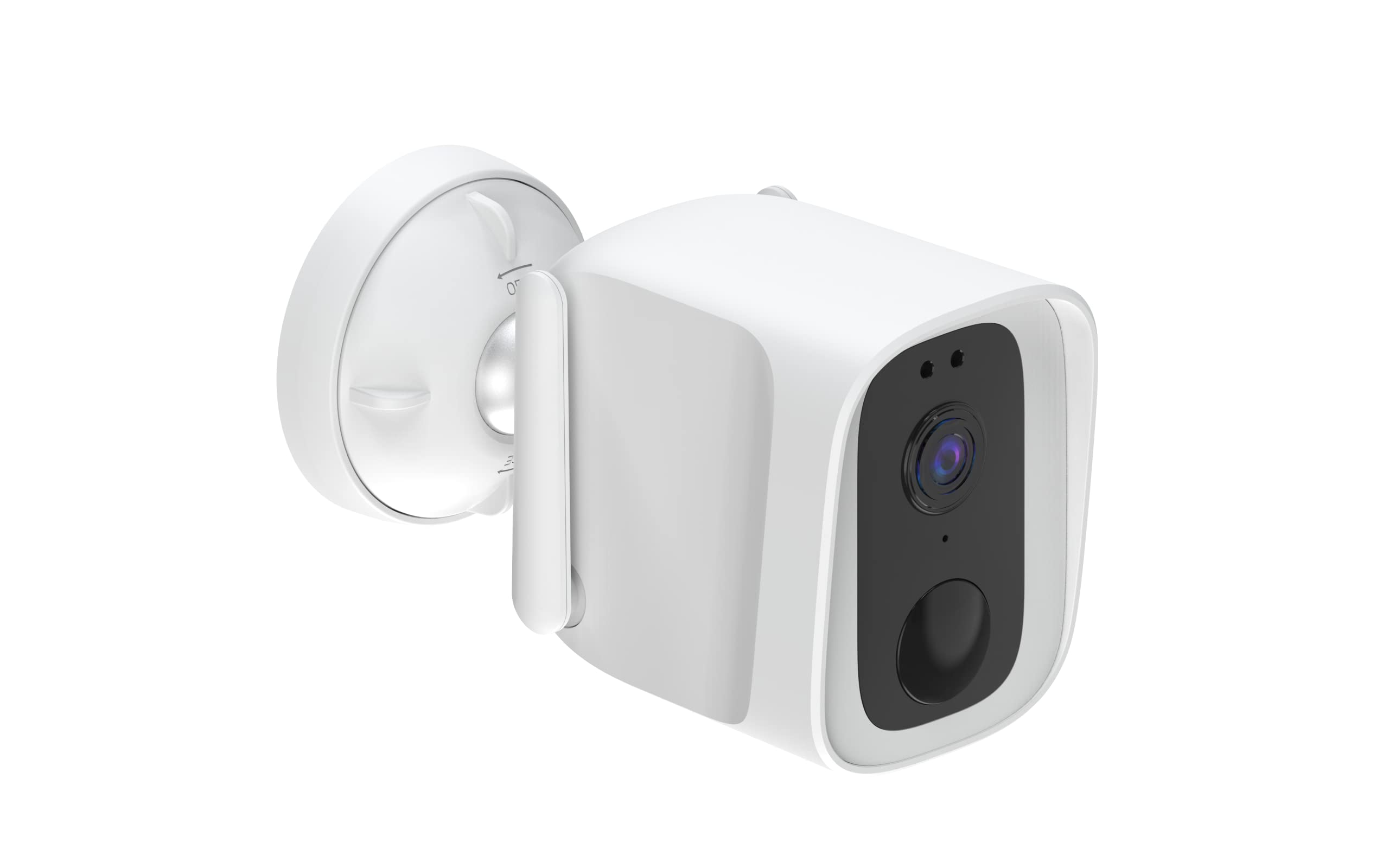 energeeks Guardian - Cámara Vigilancia Exterior WiFi - IP65-​4 MP - Detección Movimiento/​Sonido - Visión Nocturna - Audio Bidireccional - Luces LED y Sirena - Almacenamiento SD/​Nube