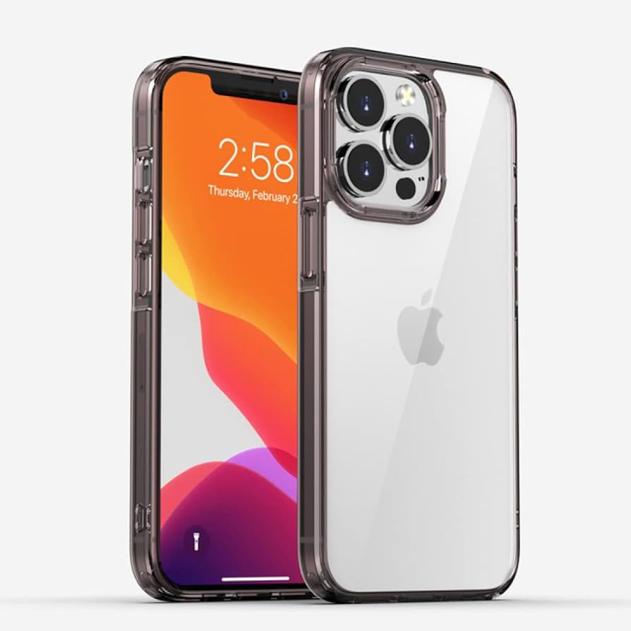 iPhone12本体と透明ケース Amazon.co.jp: iPhone 13 12 Pro Max用透明アクリルケースPC TPU