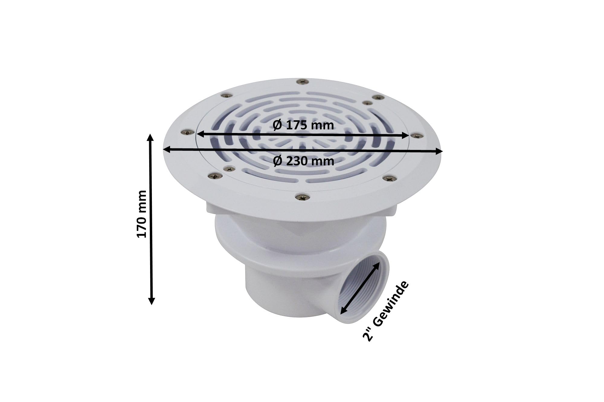 altone Desagüe de suelo para piscina