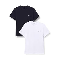 EMPORIO ARMANI T-Shirt Girocollo da Uomo Endurance, Confezione da 2