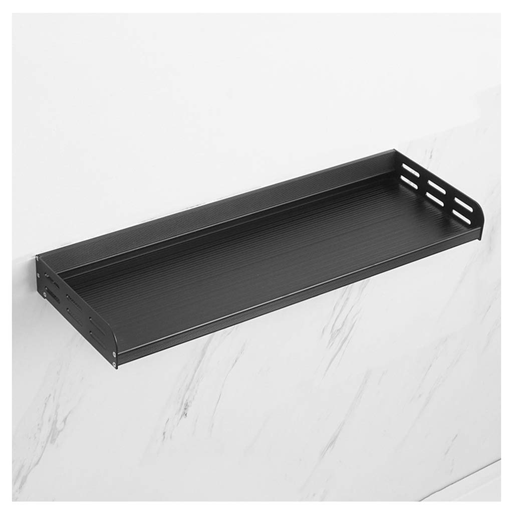 Estante De Baño Estante De Baño, Estante De Almacenamiento De Cocina De Tocador Sin Perforaciones Montado En La Pared, Accesorios De Aluminio Espacial, 2 Estilo(Estilo 1-60Cm)