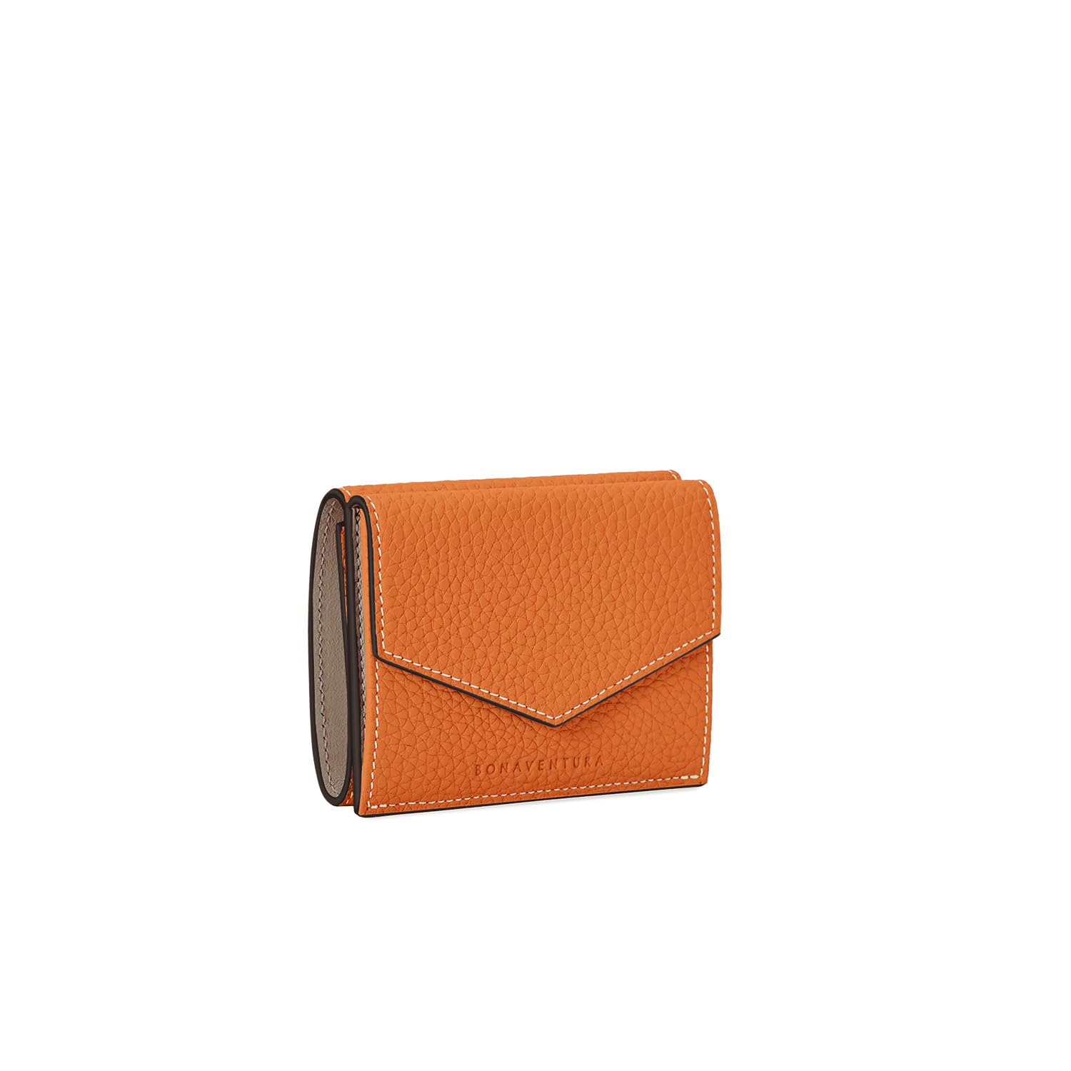 BONAVENTURA COMPACT WALLAT（オレンジ x エトープ） BONAVENTURA COMPACT WALLAT（オレンジ x エトープ