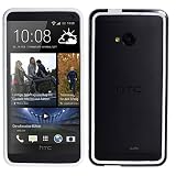 htc m7 prix  wortek Silicona TPU Bumper Carcasa HTC One M7 negro