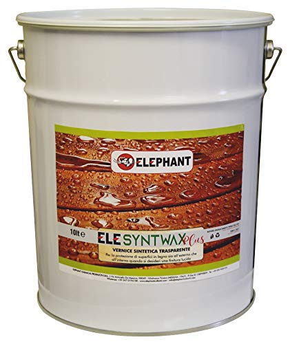 Synt - Barniz encerado sintético disolvente transparente para madera ELE SYNWAX PRO (10 L)