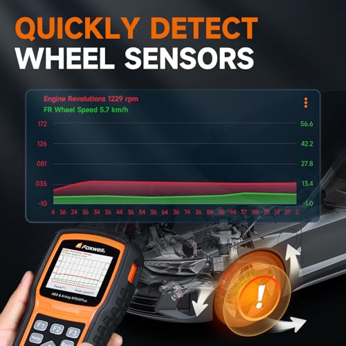 Image of 2026 FOXWELL NT630 Plus OBD2 Scanner with ABS and SRS, ABS Code Reader Auto Bleed Scan Tool Brake SRS Scanner, Car Scanner Diagnostic Tool Bidirectional Live Data with SAS Oil Check Engine Light Reset